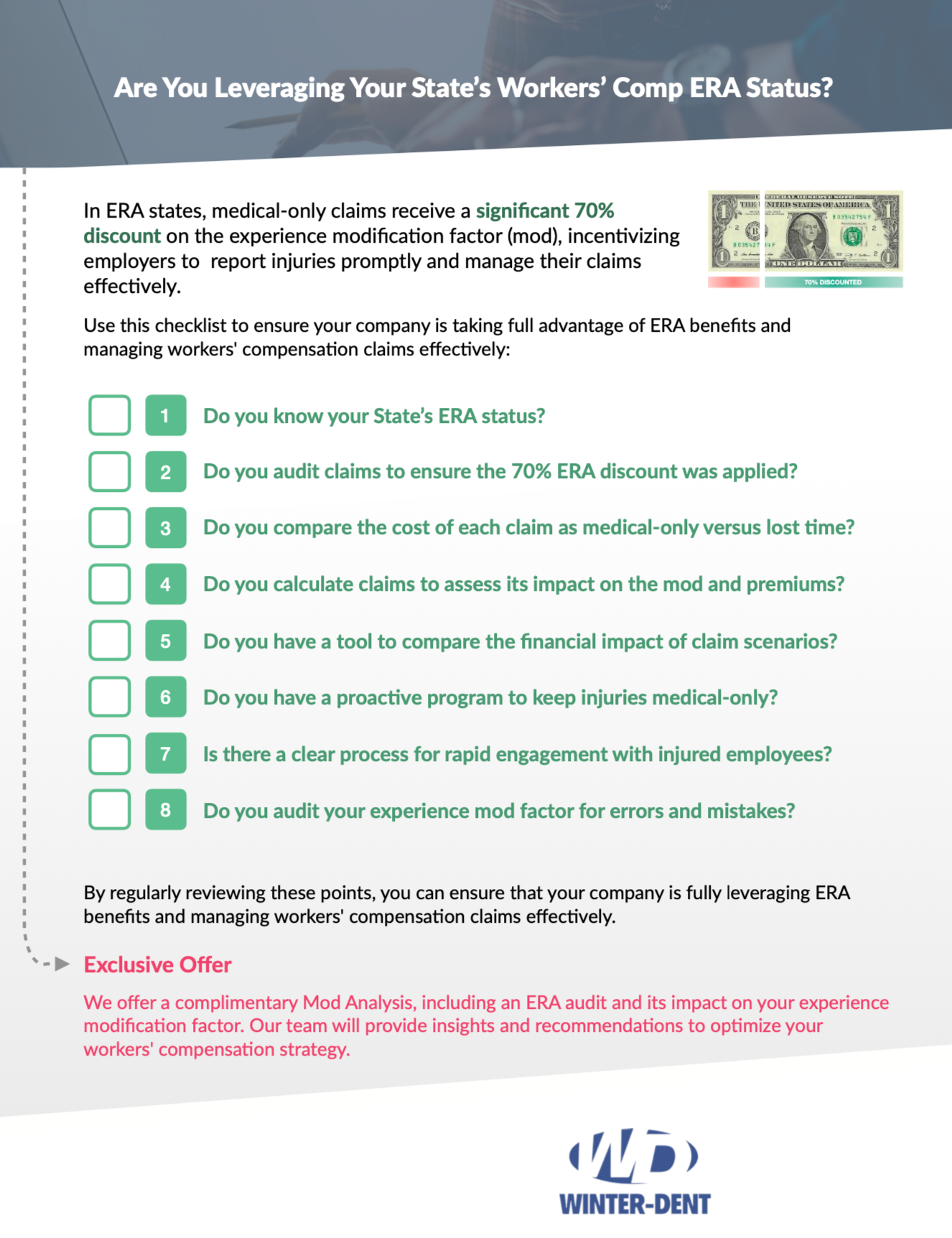 Are you leveraging your states workers comp ERA status